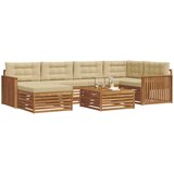  Set vanjskih sofa 7 kom. Prirodna i bež | shoptok.hr