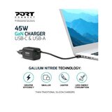 Port Napajalnik GaN USB-C/ USB-A 45W 900105-EU | Shoptok.si