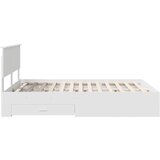  Okvir za krevet Bijelo 140 x 190 cm Konstruirano drvo | shoptok.hr