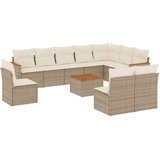  11-dijelni set vrtnih sofa od poliratana s jastucima bež | shoptok.hr