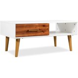The Living Store Klubska mizica iz trdnega akacijevega lesa 90x50x40 cm - Klubska Mizica, (21574522) Cene