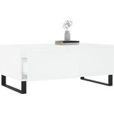 Stolić za kavu bijeli 90 x 50 x 36,5 cm od konstruiranog drva | shoptok.hr