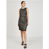 Orsay beige-Black Women's Sheath Dress with Strap - Women Cene