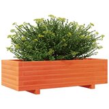  Vrtna sadilica voštano smeđe boje 90x40x26 5 cm od borovine | shoptok.hr