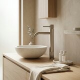 REA Bath Kopalniški mešalnik Lungo Stripe Brush Nickel | Shoptok.si