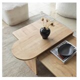 Hanah home Set stočića za kafu Paris Bronze Sapphire Hrast | Eponuda.com