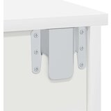  Nočna omarica 2 pcs Bela 40 x 31 x 15 cm Konstruiran les, (5000160546) | Shoptok.si
