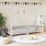 Maison Chic Otroški posteljni okvir - Otroški ležaj bel 90x190 cm trdna borovina-J2734, (21794258) | Shoptok.si