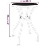 Vrtni stol od ekspandirane metalne mreže Ø 60 x 72 cm antracit | shoptok.hr