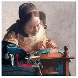  Slika - Jan Vermeer – The Lacemaker 60x60 Standard | shoptok.hr
