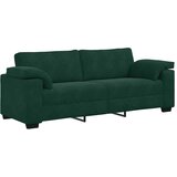  3-dijelni set sofa s jastucima tamnozeleni baršun | shoptok.hr