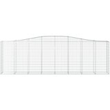  Gabionska košara s lukom 400x50x120/140 cm pocinčano željezo | shoptok.hr