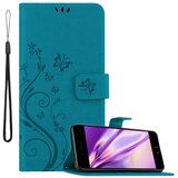 Cadorabo Ohišje, združljivo z Apple iPhone 7 PLUS / 7S PLUS / 8 PLUS v klasična rožnata zlata - Zaščitni ovitek v cvetličnem dizajnu z magnetnim zapiranjem, stoječo funkcijo in režami za kar, (20566152) | Shoptok.si