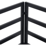 vidaXL Vrtna sedežna garnitura 12 pcs Črna 423 x 211.5 x 71 cm | Shoptok.si