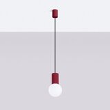 Sollux Obesna svetilka HALO 1 burgundska, (5000352400) | Shoptok.si