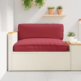vidaXL Zunanja blazina Bordo Poliester 120 x 12 x 80 cm | Shoptok.si