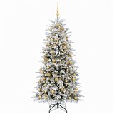  Umjetno božićno drvce s kuglicom 180 cm 300 LED lampica | shoptok.hr
