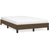  Posteljni okvir temno rjav 120x190 cm tkanina Cene