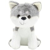 Plišana igračka vuk 20cm - sivo/bijeli | Shoptok.si
