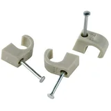 Objemka z žeblji (7 mm - 12 mm, 25 mm, 25 kos, Siva)