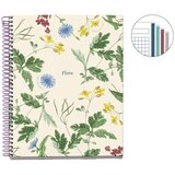  Bilježnica Miquelrius A5 Botanical Flora Mediterranean 100L 70g/m2 kocke MR4421 | shoptok.hr