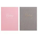 Planer baby journal 20x28cm sort PROMOCIJA