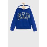 GAP Dječja dukserica boja: zelena, s kapuljačom, s tiskom | shoptok.hr