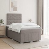  Boxspring krevet s madracem Sivosmeđa 120 x 190 cm Tkanina | shoptok.hr