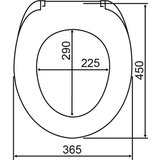 Wenko WC deska s počasnim zapiranjem 36,5 x 45 cm Baltic – | Shoptok.si