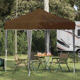  Zložljivi šotor za zabave Taupe 195 x 195 x 245 cm, (5000211322) | Shoptok.si