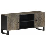 Furnova TV omarica črna 105x33x46 cm trden mangov les, (21922525) | Shoptok.si