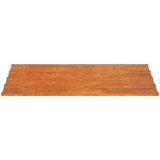 Krovni paneli 12 kom boja hrđe 60 x 44 cm od čelika COR-TEN | Eponuda.ba
