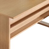 Hübsch Pisalna miza z mizno ploščo v hrastovem dekorju 70x140 cm Forma – | Shoptok.si