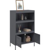  Visoka komoda antracit 67 x 39 x 113 cm čelična | Eponuda.com