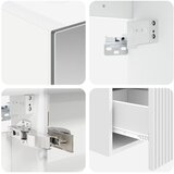  Set ormarića za kupaonicu 4 kom. Bijela Konstruirano drvo | shoptok.hr