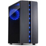 Inter-tech Thunder okno moder LED gaming ohišje Cene