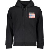 Napapijri MEN&#39;S BLACK ZIP SWEATSHIRT Cene