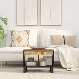  Stolić za kavu 55 x 55 x 35 cm od masivnog obnovljenog drva | shoptok.hr