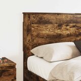  Uzglavlje s uzglavljem Dimljeni hrast 150 cm Konstruirano drvo | shoptok.hr
