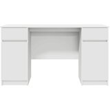  Stol s ladicama Bijelo 140 x 49 x 76 cm Konstruirano drvo | Eponuda.com