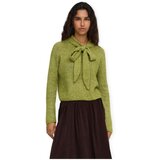 Only Puloverji Kappa Knit - Cardamom Seed Zelena Cene