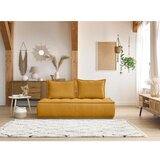 Bobochic Paris Gorčično rumena sedežna garnitura iz tkanine bouclé 175 cm Elisa – | Shoptok.si