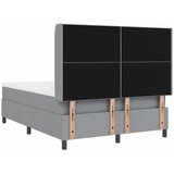  s opruga kutije Svijetlo siva 190 x 140 cm tkanina | shoptok.hr