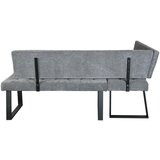 MID.YOU KOTNA KLOP, kovina, tekstil svetlo siva | Shoptok.si