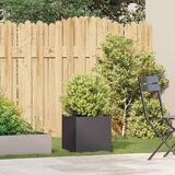 vidaXL Planter Black 40x40x40 cm Hladno valjano jeklo | Shoptok.si