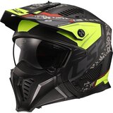 Ls2 OF606 Drifter Devor Matt Black/Hi-Vis Yellow XL Čelada | Shoptok.si