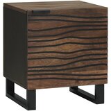 vidaXL noćni kabinet 40x33.5x46 cm Čvrsta orahovina | shoptok.hr