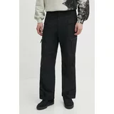 A-COLD-WALL* Pamučne hlače Static Zip Pant boja: crna, cargo kroj, ACWMB278C