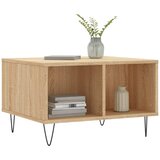  Stolić za kavu boja hrasta 60 x 50 x 36,5 cm konstruirano drvo | shoptok.hr
