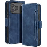 AVIZAR Folio Etui za Honor 600 / 600 Pro, Vintage Dizajn s Funkcijo Stojala za Video, Nočno modra, (5000275076) | Shoptok.si